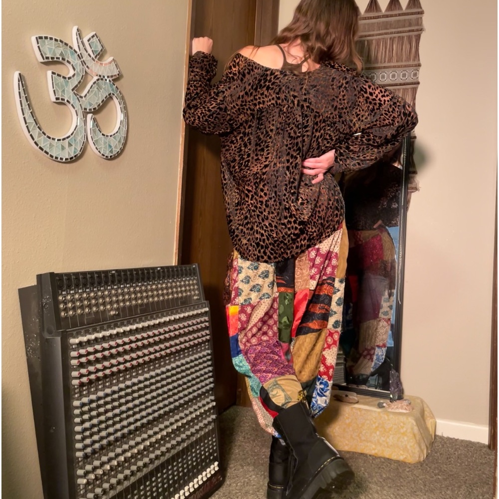 Animal print cover up, Free People, size SM
